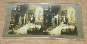 antique Universal Stereoview card 10 NOW WILL YOU BE GOOD? - CH Graves 1901 #59 - Picture 1 of 2