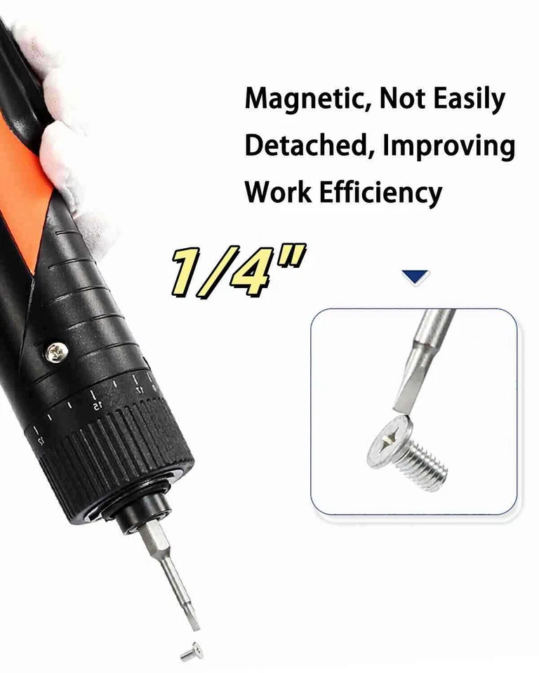 5Pcs Magnetic Triangle Head Screwdriver Bits S2 Steel Hex Shank 50mm Long  1/4" - Image 1 of 4