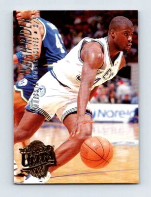 1994-95 Fleer Ultra Base #110 Isaiah Rider Minnesota Timberwolves - Image 1 of 2