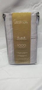 Fundas de almohada Wamsutta Dream Zone 1000 TC PimaCott 2 estándar/queen a rayas grises - Imagen 1 de 4