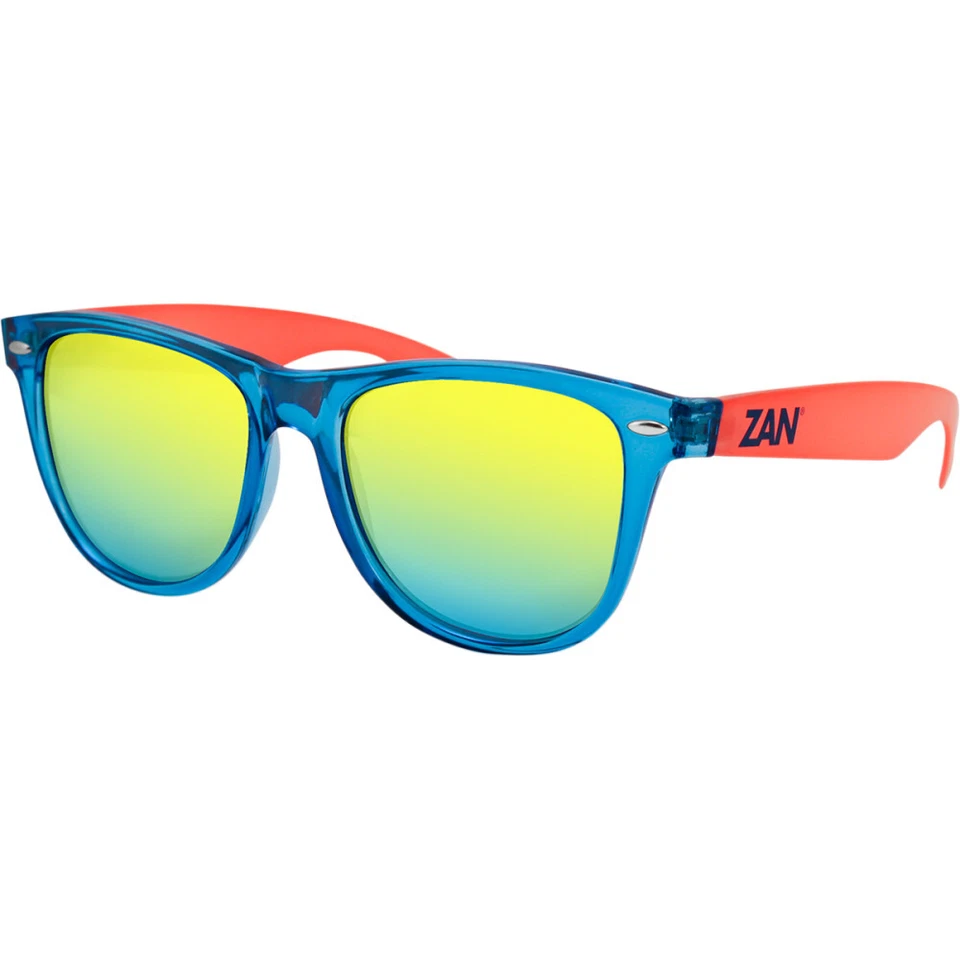 Zan Headgear Minty Sunglasses (Blue / Orange, Smoked Yellow Mirror Lens) Foto 1 de 1