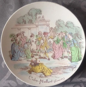 Assiette parlante Lunéville Colin-Maillard ( Louis XV) | Bon état - Picture 1 of 2
