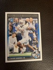 2024 Panini Score - Ja'Tavion Sanders Rookie #351 (RC) - Picture 1 of 2