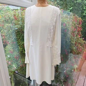 Vintage 1970 Brautkleid, mit original Verzierungen, Gr. 8/10, wunderschön  - Bild 1 von 6