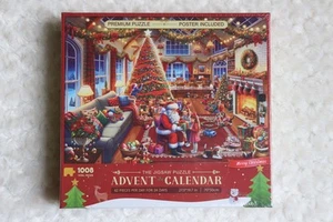 El Rompecabezas Calendario de Adviento Celebración de Navidad 1008 Piezas 42 Piezas Al Día - Imagen 1 de 3