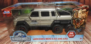 JURASSIC WORLD 1:24 Mercedes-Benz G 63 AMG 6X6 2015 By Jada new , not mint box - Picture 1 of 10