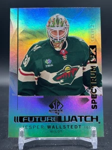 2024-25 Jesper Wallstedt UD SP Authentic Future Watch Spectrum FX Level 2 #S-67 - Picture 1 of 3