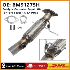 Für Ford Focus 1.6 Benzin Flexrohr Auspuff Katalysator Rohr Reparatur BM91275H· - Bild 1 von 24