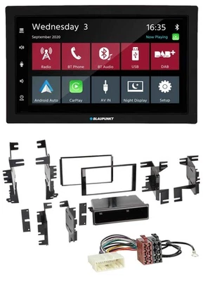Blaupunkt DAB Bluetooth USB MP3 2DIN Autoradio für Nissan Versa ab 07 Xterra ab - Bild 1 von 4