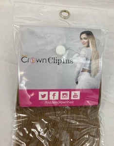 hidden crown hair extensions clip ins | natural blonde 14’’ | Unopened with case - Picture 1 of 7