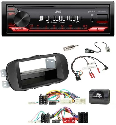 JVC Bluetooth USB DAB Lenkrad Autoradio für Kia Soul 2014-2019 schwarz - Bild 1 von 4