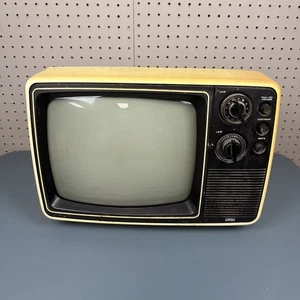 Vintage B.W. TV Sears Roebuck Electronics 1977 modelo 562.50165600 probado funciona - Imagen 1 de 11
