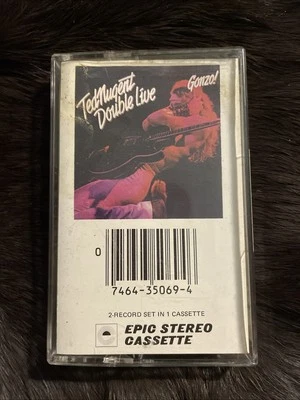 Ted Nugent - Double Live Gonzo - Epic - 1978 - Cassette - Image 1 of 2
