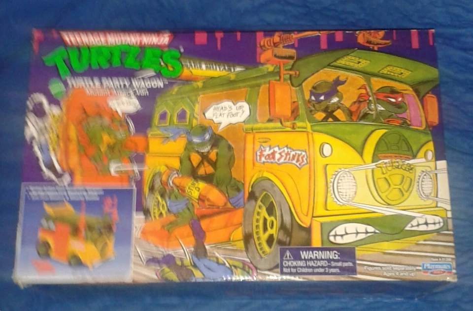 Playmates Toys Teenage Mutant Ninja Turtles Action Figure Bundle 2002 X3 Boxed