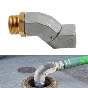 Fuel Hose Swivel 360 Rotating Connector fit For Fuel Transfer Pump Nozzle - Picture 1 of 11