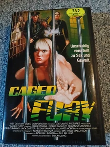 Caged Fury * VHS * FSK 18 * Bestien hinter Gittern * 1989 * Sammlung * Rarität * - Bild 1 von 2