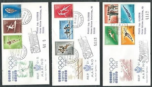 1964 SAN MARINO FDC CAPITOLIUM OLIMPIADI TOKYO TIMBRO ARRIVO - RD14-3 - Foto 1 di 1
