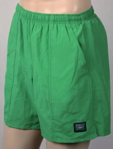 Speedo Green Swim Shorts Trunks Mesh Lining Waterproof Pocket NWT - Picture 1 of 1