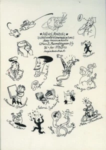 SERGE CLERC EVER MEULEN CARTE PROMOTIONNELLE AGENCE MONDIALE - Picture 1 of 1