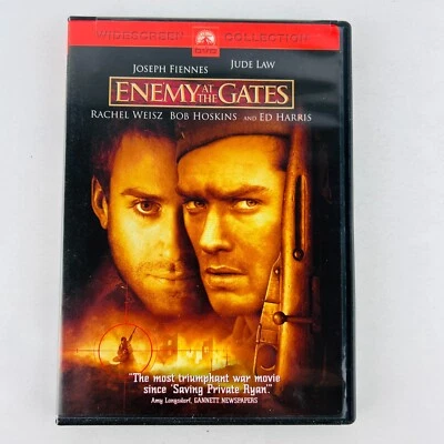 Enemy At the Gates DVD Jude Law, Ed Harris, Joseph Fiennes, Rachel Weisz - Image 1 of 2