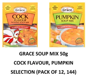 Grace Cock Geschmack, Kürbissuppenmischung 50g Multipack Auswahl (12er Pack, 144) - Bild 1 von 3