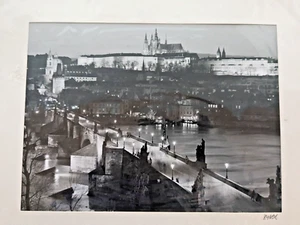 M. Hynek Fotodruck signiert Prag Tschechische Republik Karlsbrücke - Bild 1 von 6