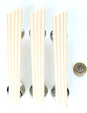 SPLENDID SINGLE LARGE INTERNAL ART DECO STYLE 1950s DOOR PULL HANDLE LUCITE [3] Cover