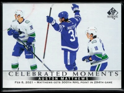 2020-21 SP Authentic #116 Auston Matthews CM - Image 1 of 2
