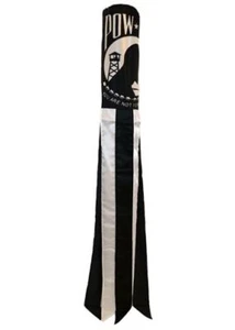 PowMia Pow Mia Windsock Polyester 60 Inch Garden Outdoor Wind Sock Decoration - Picture 1 of 1