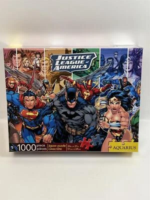 Justice League of America 1000 Piece Jigsaw Puzzle 20 Inch x 27 inch - Image 1 of 4