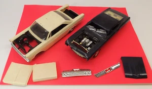 1/25 Rebuilder Lot - 1969 AMT Talladega, 1965 Ford Galaxie - Opening Trunk - Picture 1 of 23