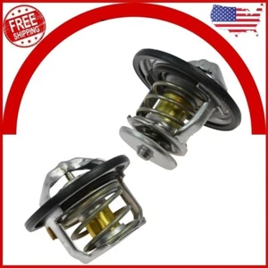 AC Delco 185 & 180 Degree Thermostat Front & Rear Kit Pair for GM Pickup Duramax - Picture 1 of 8