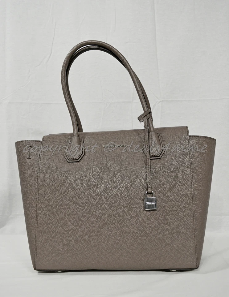 Michael Kors Studio Mercer Large Satchel Leather Tote 30h6sm9s3l Cinder