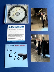 MARK KNOPFLER In-person signed CD Booklet CD NEU Autogramm + Foto ACOA SA86662 - Picture 1 of 2