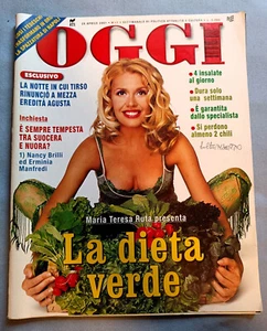 OGGI n. 17 2001 ASIA ARGENTO MORGAN-GARDINI-BRILLI-MARINI CECCHI GORI-CARLUCCI - Foto 1 di 24