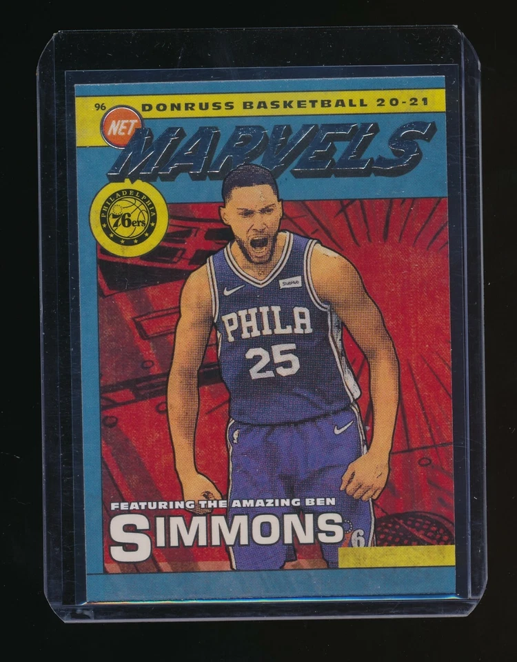 BEN SIMMONS 2019-20 DONRUSS NET MARVELS #14 *PHILADELPHIA 76ERS* - Image 1 of 1