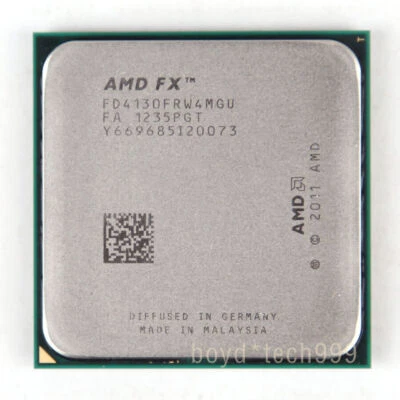 AMD FX-Series FX-4130 CPU Processor FD4130FRW4MGU 3.8 GHz Socket AM3+ - Image 1 of 2