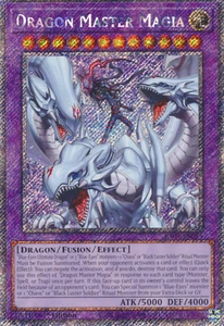 1X NM Dragon Master Magia - RA04-EN055 - Platinum Secret Rare 1st Edition - Picture 1 of 1