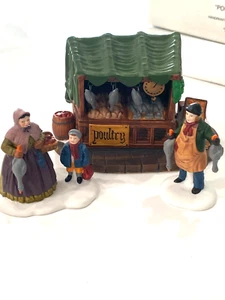 DEPT 56 Heritage Village Collection "GEFLÜGELMARKT" #5559-0 mit Karton - Bild 1 von 13