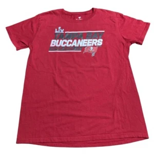 Camiseta roja Fanatics Tampa Bay Buccaneers para mujer manga corta Super Bowl LV, L - Imagen 1 de 6