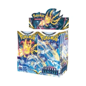 ❄️Pokemon TCG Sword and Shield Silver Tempest Booster Box 36 Packs - Sealed Box - Picture 1 of 5