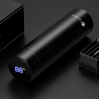 Smart Insulated Mug Stainless Steel Vacuum Cup Thermos Bottle LED Display 16 oz - Image 1 of 4