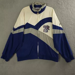 Vintage 90s Kentucky Wildcats Jacket Men L Blue White Apex One Zip Lined Coat UK - Picture 1 of 24