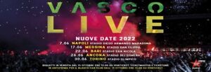 Ancona- 2 Biglietti concerto Vasco Rossi - Vasco Live - 26 giugno 2022 ore 21:00
