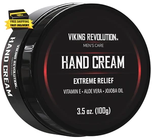 Men'S Hand Cream - Repair Cream for Dry, Cracked Hands - Aloe Vera Treatment wit - Picture 1 of 7