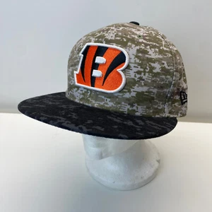 Vintage Cincinnati Bengals New Era Fitted Hat 6 ⅞ Marpat Camo Salute to Service - Picture 1 of 7