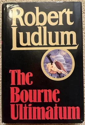 THE BOURNE ULTIMATUM BY ROBERT LUDLUM 1990 RANDOM HOUSE BOMC HCDJ Foto 1 de 4