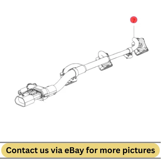 Chicote de fios injetor de combustível Chevrolet Cruze 2010 usado fabricante de equipamento original 55567240 - Imagem 1 de 4