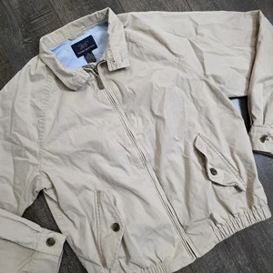 Chaqueta Brooks Brothers 346 Para Hombre Pequeña Caqui Golf Preppy Bombardero Tostado Beige - Imagen 1 de 11