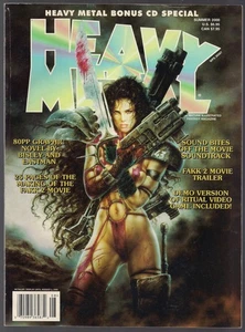 HEAVY METAL MAGAZINE SUMMER 2000 FAKK 2 w/ GAME GALLERY & MORE ROYO CVR NO CD VF - Bild 1 von 2